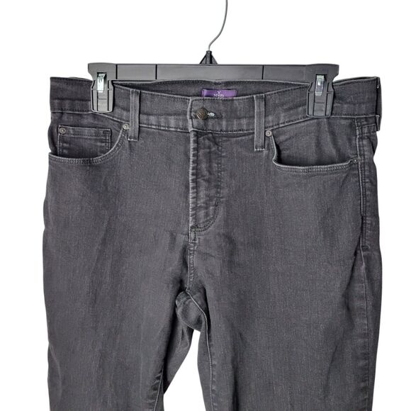NYDJ Womens Size 10 Black Solid Jeans - Picture 9 of 11